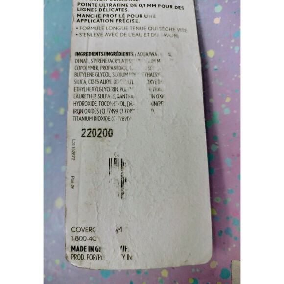 CoverGirl Eyeliner Get In Line Liquid Liner 320 Major Matte Black Eye Makeup 3x - Picture 6 of 16